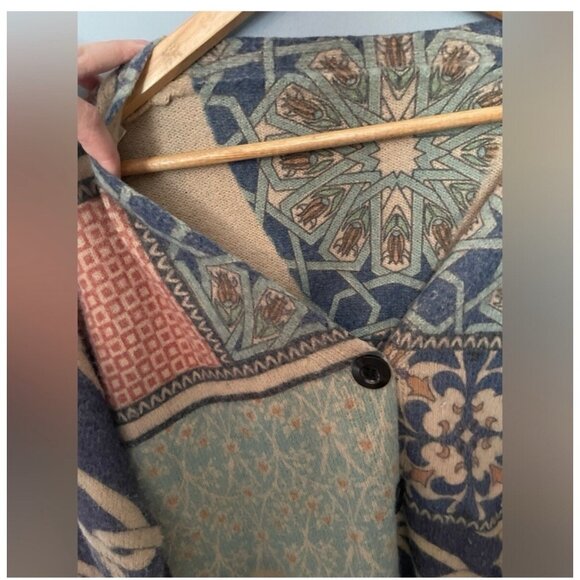 YESNO Women's Wool/Cotton Cardigan – Cozy Knit Sweater VG - Picture 2 of 7